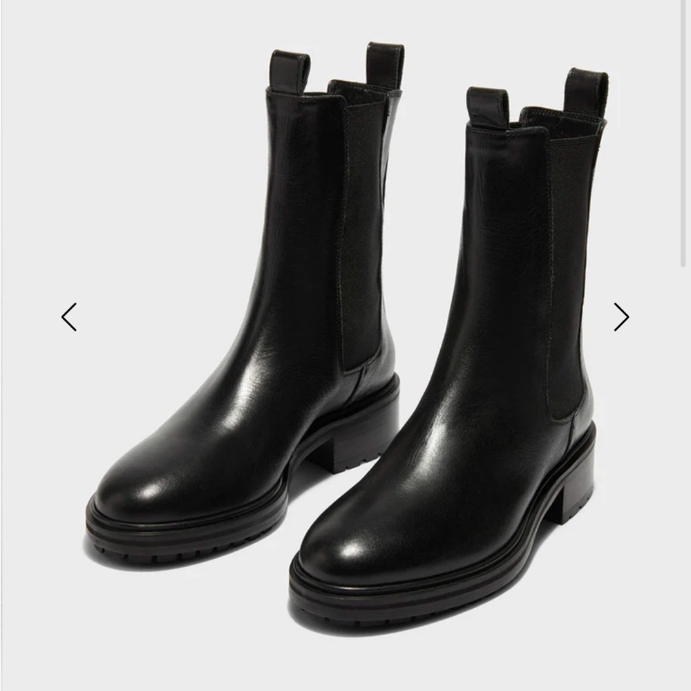 Aeyde Jack Leather Chelsea Booties